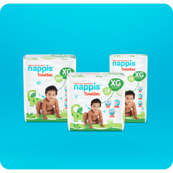 Pañales Nappis TotalSec Extra Grande