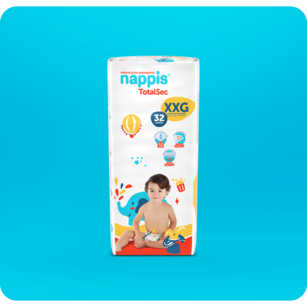 Pañales Nappis TotalSec Extra Extra Grande