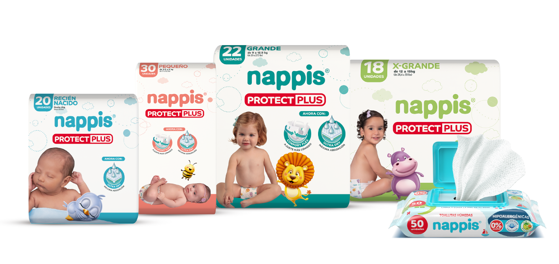 Nappis | Pañales y toallitas que brindan suavidad y protección para el libre movimiento de tu bebé